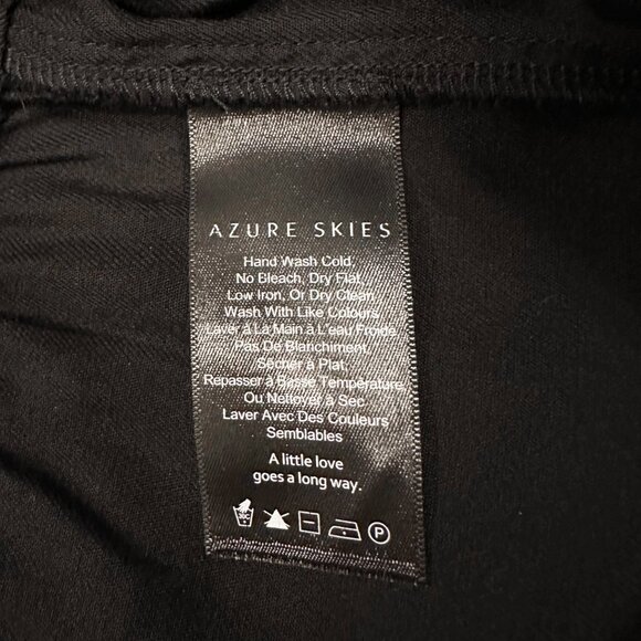 Aritzia Azure Skies Black Jogger Pants Womens Size Medium - Picture 5 of 6